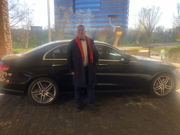 Joe with his Limo Business